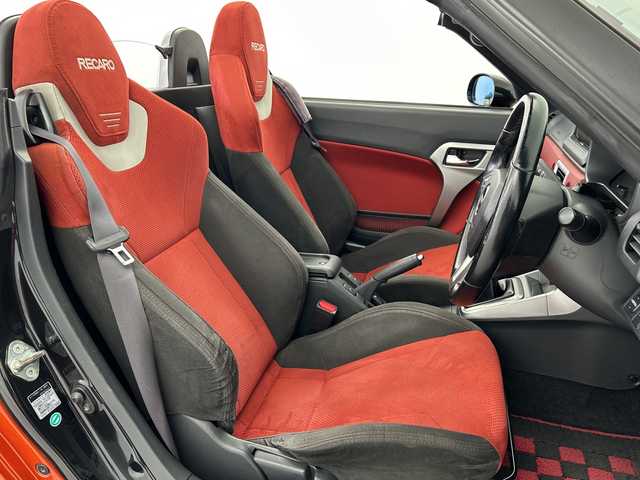 ダイハツ コペン セロS 愛知県 2016(平28)年 9.4万km トニコオレンジメタリック 電動オープン/純正DIATONEナビ(NMZM-W66D)/・AM/FM/・CD/DVD/・Bluetooth/・フルセグTV/・SD音楽録音/バックカメラ/ドライブレコーダー/RAYS 16インチAW/純正フロアマット/シートヒーター /ETC/取扱説明書/保証書