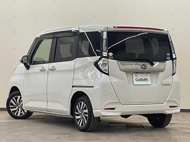 ダイハツ トール カスタムG リミテッド SAⅢ 道央・札幌 2019(平31)年 3.1万km パールホワイトⅢ /4WD//純正ナビ：NSZT-W69D/（CD/DVD/BT/SD/ラジオ/フルセグ）//純正エンジンスターター//寒冷地仕様//フロントワイパーデアイサー//両側パワースライドドア//ETC//衝突被害軽減システム//オートハイビーム//横滑り防止装置//アイドリングストップ//シートヒーター（運転席、助手席）//オートライト//フォグライト//社外ドライブレコーダー//社外AW冬タイヤ積み込み//電動格納ミラー//スペアキー1本