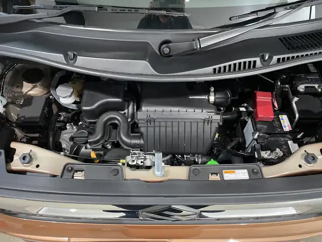スズキ スペーシア HYBRID G 新潟県 2024(令6)年 0.2万km 茶 デュアルセンサーブレーキサポートII/両側スライドドア/LEDオートライト/電格ミラー/スマートキー/スペアキー
