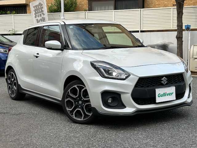 スズキ スイフト スポーツ 東京都 2019(令1)年 4.6万km ピュアホワイトP ワンオーナー/６速MT/ターボ/純正メモリーナビ（KXM-E504W)/フルセグ/CD/DVD/Bluetooth/USB/クルーズコントロール/運転席シートヒーター/LEDライト/オートライト/フォグランプ/ETC/スマートキー/スペアキー/保証書/取扱説明書/記録簿