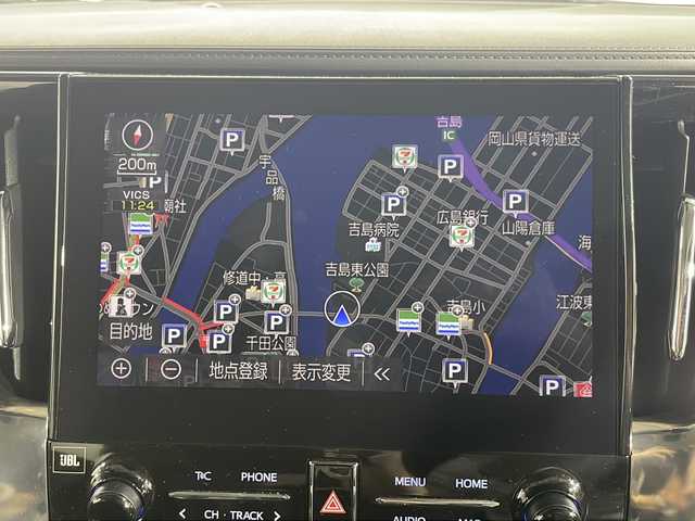 トヨタ アルファードハイブリット SR 広島県 2021(令3)年 3.9万km ブラック 社外フロントエアロ/JBLプレミアムサウンド/純正10型ナビ/パノラミックビューモニター/3眼LEDヘッドランプ/パワーバックドア/両側パワースライドドア/パワーシート/ポジションメモリー/シートヒーター/ベンチレーション/オットマン/セーフティセンス/・プリクラッシュセーフティ/・レーントレーシングアシスト/・オートマチックハイビーム/・レーダークルーズコントロール/ブラインドスポットモニター/パーキングアシスト/パーキングサポートブレーキ/ALPINEデジタルインナーミラー型ドラレコ/ETC2.0
