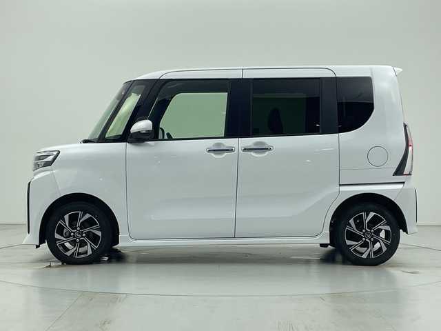 ダイハツ タント カスタム X 愛知県 2023(令5)年 2.1万km シャイニングホワイトパール ケンウッド８インチメモリナビ・フルセグTV/バックカメラ/両側パワースライドドア/純正LEDヘッドライト/ドライブレコーダー/シートヒーター/ハーフレザーシート/サイドエアバッグ/カーテンエアバッグ