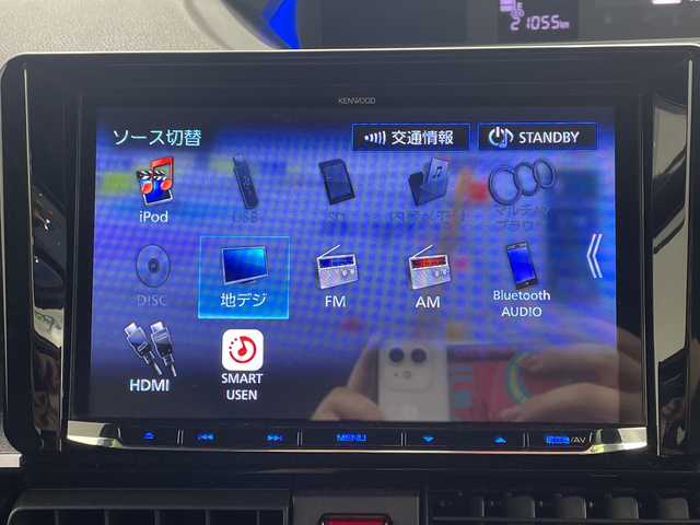 ダイハツ タント カスタム X 愛知県 2023(令5)年 2.1万km シャイニングホワイトパール ケンウッド８インチメモリナビ・フルセグTV/バックカメラ/両側パワースライドドア/純正LEDヘッドライト/ドライブレコーダー/シートヒーター/ハーフレザーシート/サイドエアバッグ/カーテンエアバッグ