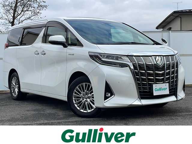 トヨタ アルファードハイブリット G 岩手県 2020(令2)年 4.7万km ホワイトパールクリスタルシャイン ４ＷＤ　メモリーナビ　ＢＴ　ＣＤ　ＤＶＤ　バックカメラ　サンルーフ　両側パワスライド　レザーシート　シートヒーター　エアシート　パワーシート　オートＬＥＤライトドラレコ　１７インチアルミ　スマートキー