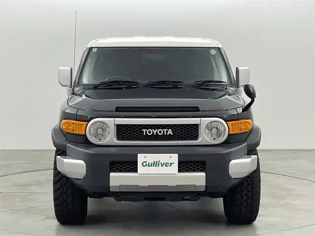 トヨタ ＦＪクルーザー カラーパッケージ 福岡県 2013(平25)年 5.5万km ブラック/ホワイト アルパインナビ／フルセグＴＶ　/バックカメラ　/ＥＴＣ　/クルーズコントロール　/コーナーセンサー　/リアデフロック　/ウインドシールドデアイサー　/横滑り防止装置　/電動格納式ドアミラー　/ＴＲＤアルミホイール
