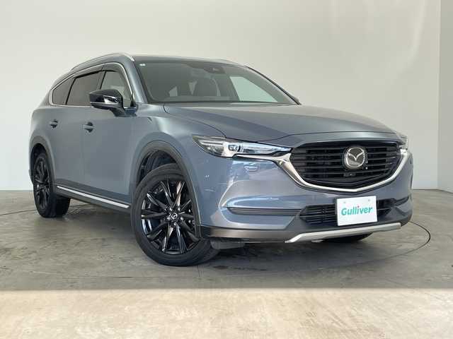 マツダ ＣＸ－８ XD ブラックトーンエディション 兵庫県 2022(令4)年 5.8万km ポリメタルグレーM ・4WD/・i-ACTIVSENSE/・車間制御/・車線逸脱警報システム/・レーンキープアシストシステム/・スマートブレーキサポート/・パーキングセンサー/・ドライバーアテンションアラート/・ブラインドスポットモニター/・オートマチックハイビーム/・レーダークルーズコントロール/・純正ナビ＆TV＆BT＆USB＆スマートフォン連携/・全方位カメラ/・パワーバックドア/・ヘッドアップディスプレイ/・パドルシフト/・アダプティブ・LED・ヘッドライト /・ワイヤレス充電/・1，2列目シートヒーター/・前席パワーシート/・ハーフレザーシート/・ステアリングヒーター/・スマートキー/・ETC/・アイドリングストップ/・プッシュスタート