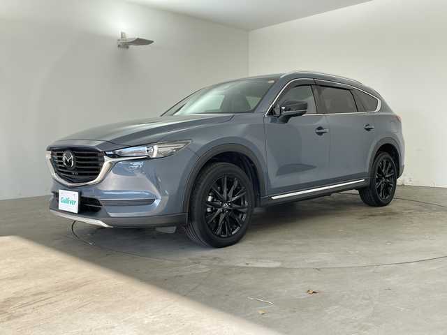 マツダ ＣＸ－８ XD ブラックトーンエディション 兵庫県 2022(令4)年 5.8万km ポリメタルグレーM ・4WD/・i-ACTIVSENSE/・車間制御/・車線逸脱警報システム/・レーンキープアシストシステム/・スマートブレーキサポート/・パーキングセンサー/・ドライバーアテンションアラート/・ブラインドスポットモニター/・オートマチックハイビーム/・レーダークルーズコントロール/・純正ナビ＆TV＆BT＆USB＆スマートフォン連携/・全方位カメラ/・パワーバックドア/・ヘッドアップディスプレイ/・パドルシフト/・アダプティブ・LED・ヘッドライト /・ワイヤレス充電/・1，2列目シートヒーター/・前席パワーシート/・ハーフレザーシート/・ステアリングヒーター/・スマートキー/・ETC/・アイドリングストップ/・プッシュスタート