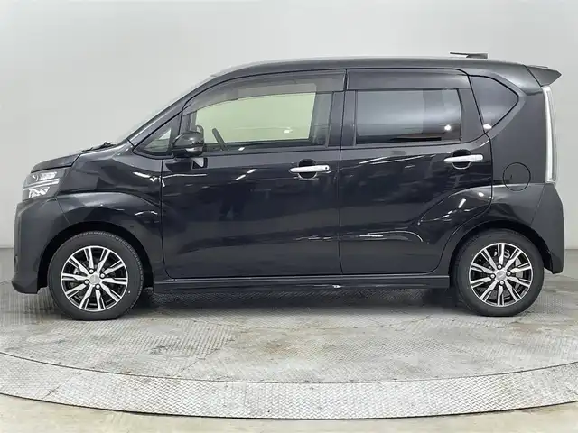 ダイハツ ムーヴ カスタム X LTD SAⅢ 道央・札幌 2021(令3)年 2.3万km ブラックマイカメタリック ・４WD/・衝突軽減ブレーキ/・シートヒーター/・横滑り防止機能/・オートハイビーム/・アイドリングストップ/・純正オーディオ/・Ｂｌｕｅｔｏｏｔｈ＆ＣＤ/・オートライト/・オートエアコン/・ＬＥＤヘッドライト/・フロントフォグ/・電動格納ウインカーミラー/・純正フロアマット/・純正アルミホイール/・クリアランスソナー/・誤発進抑制機能/・先行車発進通知/・スマートキー＆プッシュスタート/・レーンアシスト/・盗難防止システム