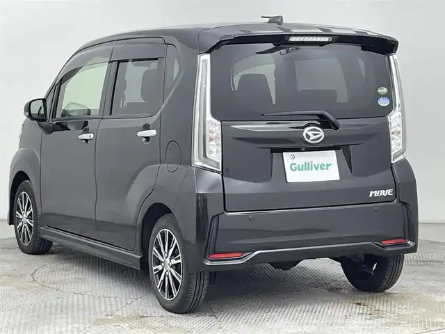 ダイハツ ムーヴ カスタム X LTD SAⅢ 道央・札幌 2021(令3)年 2.3万km ブラックマイカメタリック ・４WD/・衝突軽減ブレーキ/・シートヒーター/・横滑り防止機能/・オートハイビーム/・アイドリングストップ/・純正オーディオ/・Ｂｌｕｅｔｏｏｔｈ＆ＣＤ/・オートライト/・オートエアコン/・ＬＥＤヘッドライト/・フロントフォグ/・電動格納ウインカーミラー/・純正フロアマット/・純正アルミホイール/・クリアランスソナー/・誤発進抑制機能/・先行車発進通知/・スマートキー＆プッシュスタート/・レーンアシスト/・盗難防止システム
