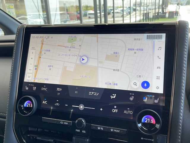 トヨタ アルファードハイブリット Z 愛知県 2024(令6)年 0.4万km プラチナホワイトパールマイカ 衝突軽減システム/純正１４型ディスプレイオーディオ（ナビあり）/フリップダウンモニター/三眼LEDヘッドライト/全方位カメラ/両側パワースライドドア/レーダークルーズコントロール/シートヒーター/エアシート/フルセグ/Bluetooth/バックカメラ/電動リアゲート/パワーシート/ヘッドアップディスプレイ/コーナーセンサー/純正アルミホイール/ＥＴＣ２．０/ブラインドスポットモニター/ステアリングヒーター/インテリジェントミラー/リアオートエアコン/オートマチックハイビーム/置くだけ充電器/ステアリングスイッチ/スマートキー/プッシュスタート