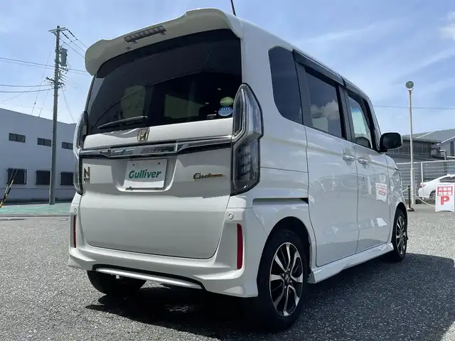 ホンダ Ｎ ＢＯＸ カスタム G EX ホンダセンシング 愛知県 2019(平31)年 3万km プラチナホワイトパール フルセグテレビ/バックカメラ/ウィンカーミラー/レーダークルーズコントロール/フォグランプ/ドアバイザー/プッシュスタート/片側パワースライドドア/ビルトインETC/レーンキープ/衝突軽減ブレーキ/オートライト/USB×2/Bluetooth/純正マット/カーテンエアバック/コーナーセンサー/ドライブレコーダー