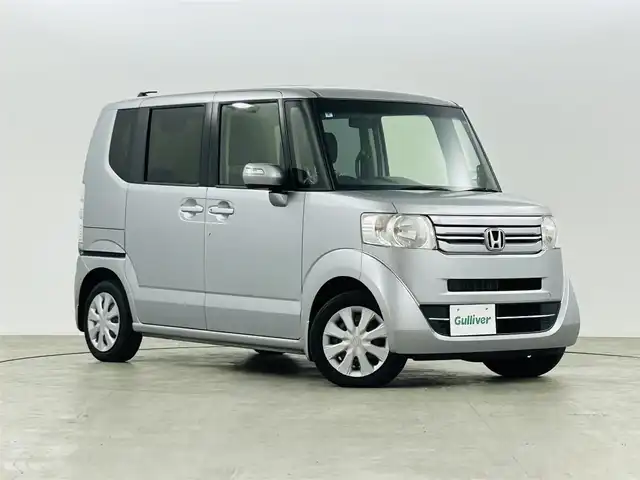 ホンダ Ｎ ＢＯＸ G ターボ Lパッケージ 福島県 2017(平29)年 5.5万km ルナシルバーM 衝突軽減ブレーキ/・クルーズコントロール/純正SDナビ/・型番：VXM-128VS/・（ワンセグTV/CD/DVD/AM/FM/SD/USB）/・バックカメラ/・ETC/アイドリングストップ/革巻きステアリング/・ステアリングスイッチ/プッシュスタート/・スマートキー/電動格納ミラー/・ヘッドライトリベライザー/ドアバイザー/純正フロアマット
