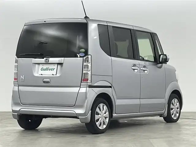 ホンダ Ｎ ＢＯＸ G ターボ Lパッケージ 福島県 2017(平29)年 5.5万km ルナシルバーM 衝突軽減ブレーキ/・クルーズコントロール/純正SDナビ/・型番：VXM-128VS/・（ワンセグTV/CD/DVD/AM/FM/SD/USB）/・バックカメラ/・ETC/アイドリングストップ/革巻きステアリング/・ステアリングスイッチ/プッシュスタート/・スマートキー/電動格納ミラー/・ヘッドライトリベライザー/ドアバイザー/純正フロアマット