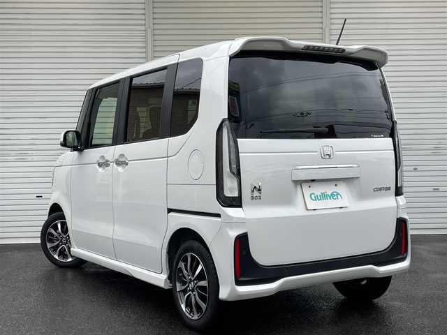 ホンダ Ｎ ＢＯＸ カスタム 福島県 2024(令6)年 0.6万km プラチナホワイトパール 純正ディスプレイオーディオ/AM/FM/BT/USB/AppleCarPlay/AndroidAuto/ホンダセンシング/両側パワースライドドア/レーダークルーズコントロール/クリアランスソナー/ステアリングリモコン/バックカメラ/オートライト/LEDヘッドライト/純正フロアマット/プッシュスタート