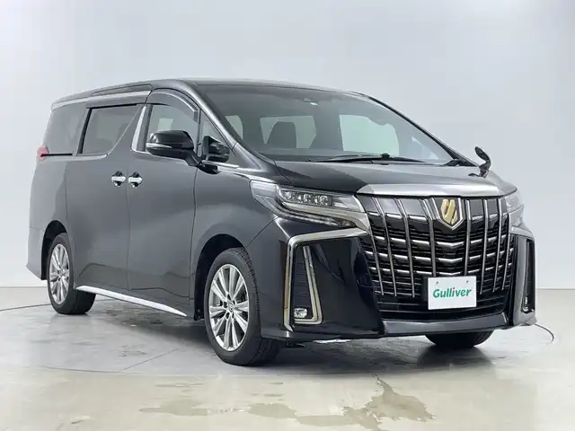 トヨタ アルファード S タイプゴールドⅡ 道央・札幌 2022(令4)年 3.1万km ブラック ・4WD/寒冷地仕様/・トヨタセーフティーセンス/・10.5型メーカー純正ナビ/・BT/USB（AppleCarPlay/AndroidAuto）/・フルセグTV/バックカメラ/・両側パワースライドドア/・パワーバックドア/・3眼LEDヘッドライト/・オートマチックハイビーム/・フロント/リアフォグランプ/・ハーフレザーシート/・デジタルインナーミラー/・100V電源/・純正18インチAW/・スマートキー/・ETC