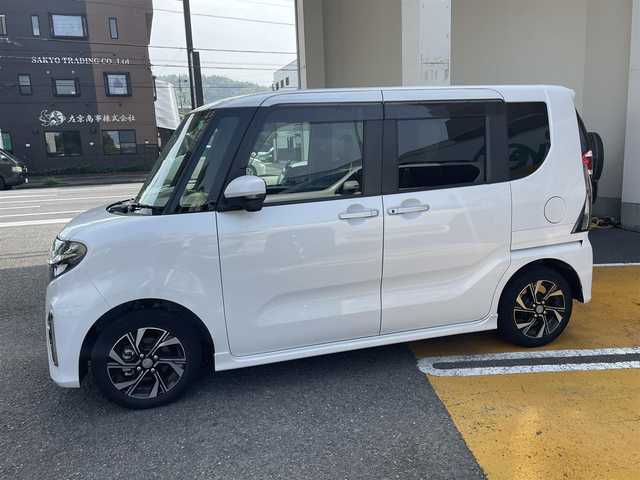 ダイハツ タント カスタム X セレクション 静岡県 2020(令2)年 1.4万km シャイニングホワイトパール ワンオーナー/純正ナビ/フルセグTV/DVD/CD/SD/BT/全方位カメラ/両側パワースライドドア/ハーフレザーシート/前席シートヒーター /前後コーナーセンサー/ビルトインETC/LEDヘッドライト/LEDフォグライト/前方ドライブレコーダー/衝突軽減ブレーキ/レーンキープアシスト/ステアリングスイッチ/スマートキー×2/保証書/取扱説明書/R4/R5点検記録簿有