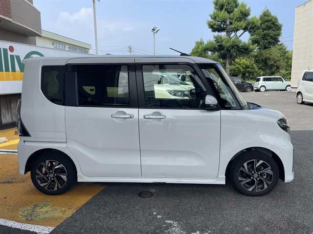 ダイハツ タント カスタム X セレクション 静岡県 2020(令2)年 1.4万km シャイニングホワイトパール ワンオーナー/純正ナビ/フルセグTV/DVD/CD/SD/BT/全方位カメラ/両側パワースライドドア/ハーフレザーシート/前席シートヒーター /前後コーナーセンサー/ビルトインETC/LEDヘッドライト/LEDフォグライト/前方ドライブレコーダー/衝突軽減ブレーキ/レーンキープアシスト/ステアリングスイッチ/スマートキー×2/保証書/取扱説明書/R4/R5点検記録簿有