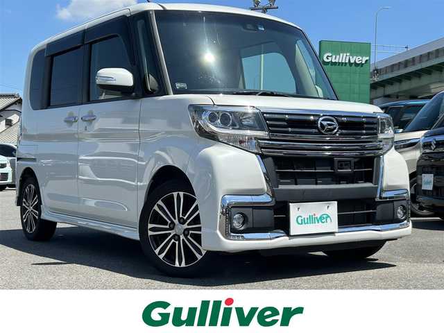 ダイハツ タント カスタム RS トップED SAⅡ 愛知県 2016(平28)年 5.1万km パールホワイトⅢ 純正SDナビ/（AM/FM/CD/DVD/SD)/バックカメラ/ETC/両側パワースライドドア/純正15インチAW/LEDヘッドライト/フォグランプ/プッシュスタート/アイドリングストップ/革巻きステアリング/スマートキー/スペアキー/ドアバイザー/フロアマット
