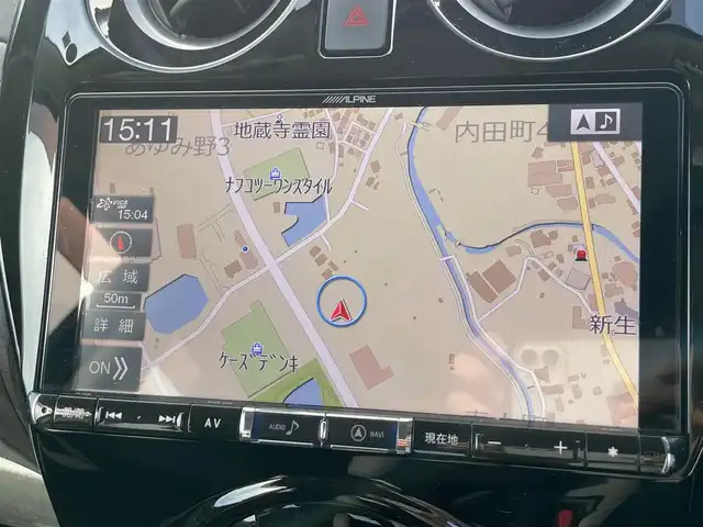 日産 ノート e－パワー X Vセレクション 大阪府 2020(令2)年 2.6万km シャイニングブルー 全方位カメラ　/社外ナビ　/アルパインナビ　/追従型クルーズコントロール　/ＥＴＣ　/Ｂｌｕｅｔｏｏｔｈ　/ミュージックプレーヤー　/ミュージックサーバー/純正マット　/前後ドライブレコーダー　/レーンアシスト　/CD/DVD再生機能あり