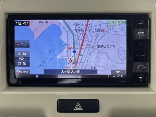 スズキ ハスラー G 大分県 2019(令1)年 1.9万km フェニックスレッドパール/ブルーイッシュブラックパール 社外ナビ/（フルセグ/CD/Bluetooth/DVD)/前後ドライブレコーダー/ETC/バックカメラ/前席シートヒーター/スマートキー・プッシュスタート/保証書・取扱説明書/スペアキー