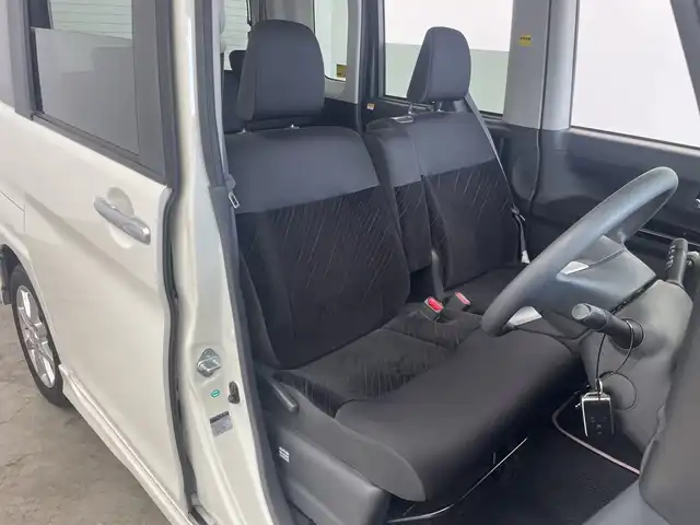ダイハツ タント カスタム X SA 三重県 2014(平26)年 2.2万km パールホワイトⅢ /禁煙車//社外7インチナビ//バックカメラ//スマートアシスト//ETC//プッシュスタート//片側パワースライドドア//HIDヘッドライト//純正14インチアルミホイール//スマートキー//フォグランプ//オートライト