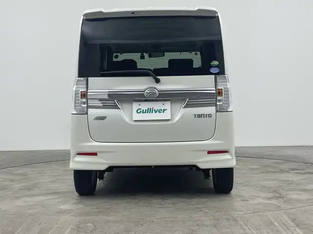 ダイハツ タント カスタム X SA 三重県 2014(平26)年 2.2万km パールホワイトⅢ /禁煙車//社外7インチナビ//バックカメラ//スマートアシスト//ETC//プッシュスタート//片側パワースライドドア//HIDヘッドライト//純正14インチアルミホイール//スマートキー//フォグランプ//オートライト