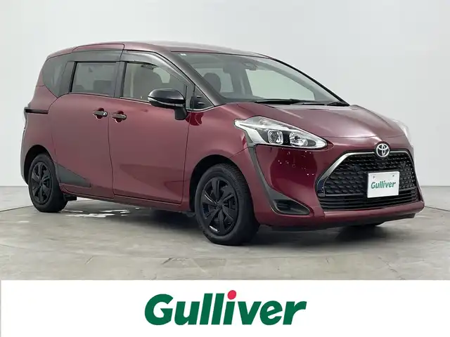 トヨタ シエンタ G グランパー 大分県 2020(令2)年 5万km センシュアルレッドマイカ 社外SDナビ/（フルセグ/CD/DVD/Bluetooth）/フリップダウンモニター/衝突軽減ブレーキ/レーンディパーチャアシスト/オートハイビーム/前後ドライブレコーダー/バックカメラ/ETC/両側パワースライドドア/プッシュスタート・スマートキー/ヘッドライトレベライザー/USB充電ポート×２/保証書・取扱説明書/スペアキー
