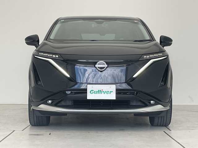 日産 アリア B6 愛知県 2022(令4)年 2.6万km 黒 純正12型ディズプレイオーディオナビ/全方位カメラ/レーダークルーズコントロール/シートヒーター/電動リアゲート/パワーシート/コーナーセンサー/純正アルミホイール/ETC2.0/ブラインドスポットモニター/LEDヘッドライト/インテリジェントミラー/レーンキープアシスト/ワイヤレス充電機/ドライブレコーダー/衝突軽減システム/フルセグ/Bluetooth/ステアリングスイッチ/スマートキー/プッシュスタート