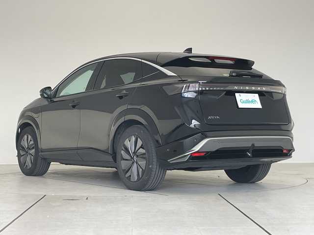 日産 アリア B6 愛知県 2022(令4)年 2.6万km 黒 純正12型ディズプレイオーディオナビ/全方位カメラ/レーダークルーズコントロール/シートヒーター/電動リアゲート/パワーシート/コーナーセンサー/純正アルミホイール/ETC2.0/ブラインドスポットモニター/LEDヘッドライト/インテリジェントミラー/レーンキープアシスト/ワイヤレス充電機/ドライブレコーダー/衝突軽減システム/フルセグ/Bluetooth/ステアリングスイッチ/スマートキー/プッシュスタート