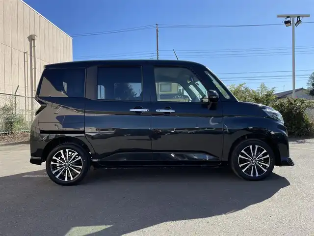 ダイハツ トール カスタムG ターボ 東京都 2025(令7)年 0.1千km ブラックマイカメタリック 登録済未使用車　/純正９型連携ＤＡ　/・BluetoothAudio/HDMI/・AppleCarPlay&AnudoidAuto/アラウンドビューモニター/ＬＥＤヘッドライト　/・LEDフォグランプ　/スマートアシスト　/・先行車発進お知らせ機能/・ふらつき警報/・アダプティブクルーズコントロール　/・コーナーセンサー　/・車線逸脱警報/・衝突警報機能/・路外逸脱警報/ウェルカムオープン機能付パワースライドドア/アイドリングストップ/プッシュエンジンスタート/Wエアバック＆ABS