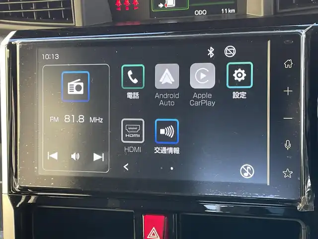 ダイハツ トール カスタムG ターボ 東京都 2025(令7)年 0.1千km ブラックマイカメタリック 登録済未使用車　/純正９型連携ＤＡ　/・BluetoothAudio/HDMI/・AppleCarPlay&AnudoidAuto/アラウンドビューモニター/ＬＥＤヘッドライト　/・LEDフォグランプ　/スマートアシスト　/・先行車発進お知らせ機能/・ふらつき警報/・アダプティブクルーズコントロール　/・コーナーセンサー　/・車線逸脱警報/・衝突警報機能/・路外逸脱警報/ウェルカムオープン機能付パワースライドドア/アイドリングストップ/プッシュエンジンスタート/Wエアバック＆ABS