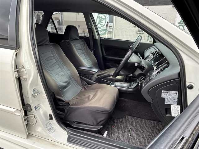 ホンダ アコード ワゴン SiR スポーティア 三重県 2000(平12)年 14.7万km プレミアムホワイトパール 登録時146182km/ワンオーナー/メーカーナビ（ＦＭ／ＡＭ）/禁煙車/スペアキー1本/本革センターアームレスト（オレンジ）/ハーフレザーシート(黒)/純正フロアマット/電格ミラー