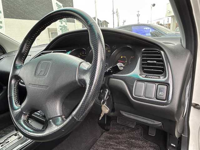 ホンダ アコード ワゴン SiR スポーティア 三重県 2000(平12)年 14.7万km プレミアムホワイトパール 登録時146182km/ワンオーナー/メーカーナビ（ＦＭ／ＡＭ）/禁煙車/スペアキー1本/本革センターアームレスト（オレンジ）/ハーフレザーシート(黒)/純正フロアマット/電格ミラー