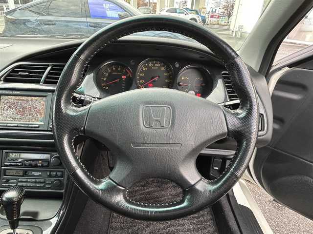 ホンダ アコード ワゴン SiR スポーティア 三重県 2000(平12)年 14.7万km プレミアムホワイトパール 登録時146182km/ワンオーナー/メーカーナビ（ＦＭ／ＡＭ）/禁煙車/スペアキー1本/本革センターアームレスト（オレンジ）/ハーフレザーシート(黒)/純正フロアマット/電格ミラー