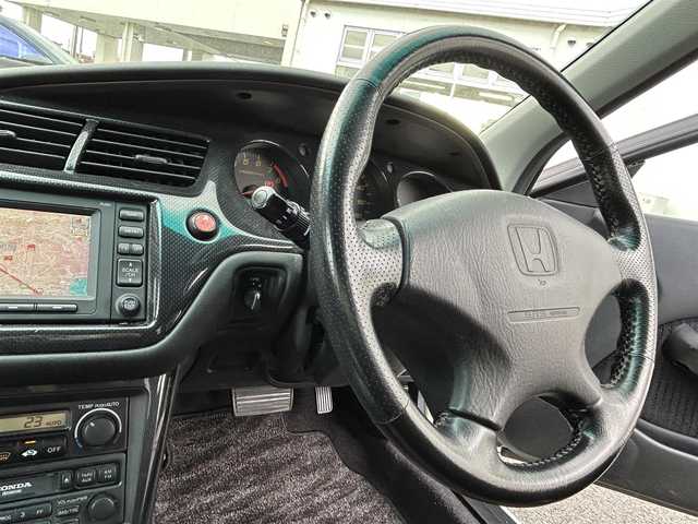 ホンダ アコード ワゴン SiR スポーティア 三重県 2000(平12)年 14.7万km プレミアムホワイトパール 登録時146182km/ワンオーナー/メーカーナビ（ＦＭ／ＡＭ）/禁煙車/スペアキー1本/本革センターアームレスト（オレンジ）/ハーフレザーシート(黒)/純正フロアマット/電格ミラー