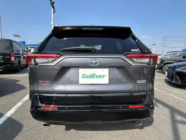 トヨタ ＲＡＶ４ ＰＨＶ G Z 長崎県 2021(令3)年 7.4万km グレーメタリック 純正ディスプレイオーディオ（ナビ/ＡＭ／ＦＭ／フルセグ／ＢＴ）/パノラミックビューモニター/ブラインドスポットモニター/ビルトインETC/レーダークルーズコントロール/全席シートヒーター/前席エアシート/ステアリングヒーター/ステアリングスイッチ/パワーバックドア/パワーシート前席/純正18インチアルミホイール