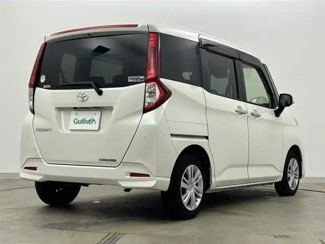 トヨタ ルーミー G－T 岡山県 2021(令3)年 2.1万km パールホワイトⅢ 純正９インチナビ/【Bluetooth/フルセグTV/CD/USB接続】/型番:NSZT-Y68T/パノラミックビューモニター/両側パワースライドドア/衝突軽減ブレーキ/社外ドライブレコーダー（前後）/クルーズコントロール/オートハイビーム/オートライト/ＬＥＤヘッドライト/フォグランプ/ビルトインETC/ドアバイザー/プッシュスタート/スマートキー×2