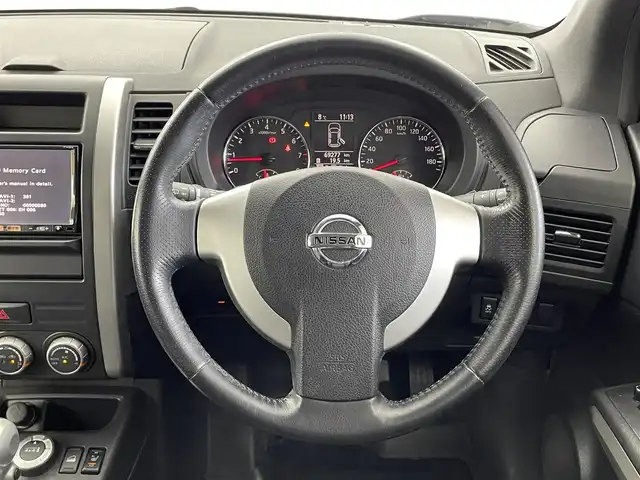 日産 エクストレイル 20X 福井県 2011(平23)年 7万km 青 4WD/ナビ/CD/DVD/TV/横滑り防止/オールモード4×4-iシステム/ダウンヒルアシストコントロール/オートライト/純正ホイール/フォグランプ/ETC