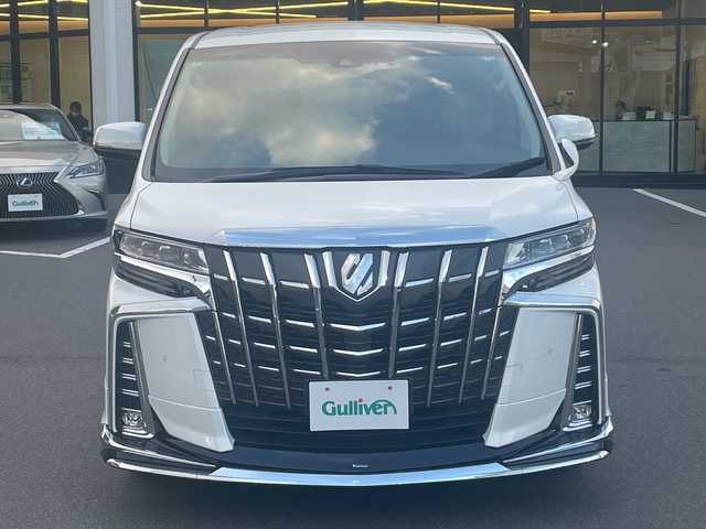 トヨタ アルファード S Cパッケージ 長野県 2019(平31)年 3.2万km ホワイトパールクリスタルシャイン 禁煙車/モデリスタエアロ（F・S・R）/純正10インチナビ【NSZN-Z68T】/(CD/DVD/フルセグTV/Bluetooth)/セーフティセンス/・プリクラッシュセーフティ/・レーントレーシングアシスト/・アダプティブハイビームシステム/・レーダークルーズコントロール/・ロードサインアシスト/・インテリジェントクリアランスソナー/バックカメラ/ビルトインETC/前後ドライブレコーダー/パワーバックドア/両側パワースライドドア/ブラック合皮シート/パワーシート（運転席メモリー機能付）/前席シートヒーター/前席ベンチレーション/ステアリングヒーター/ウッドコンビステアリング/電動パーキングブレーキ/ブレーキホールド/3眼LEDヘッドライト/フォグランプ/オートライト/スマートキー/Pスタート/電動格納ミラー/純正18インチAW/純正フロアマット