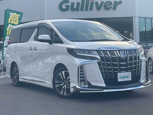 トヨタ アルファード S Cパッケージ 長野県 2019(平31)年 3.2万km ホワイトパールクリスタルシャイン 禁煙車/モデリスタエアロ（F・S・R）/純正10インチナビ【NSZN-Z68T】/(CD/DVD/フルセグTV/Bluetooth)/セーフティセンス/・プリクラッシュセーフティ/・レーントレーシングアシスト/・アダプティブハイビームシステム/・レーダークルーズコントロール/・ロードサインアシスト/・インテリジェントクリアランスソナー/バックカメラ/ビルトインETC/前後ドライブレコーダー/パワーバックドア/両側パワースライドドア/ブラック合皮シート/パワーシート（運転席メモリー機能付）/前席シートヒーター/前席ベンチレーション/ステアリングヒーター/ウッドコンビステアリング/電動パーキングブレーキ/ブレーキホールド/3眼LEDヘッドライト/フォグランプ/オートライト/スマートキー/Pスタート/電動格納ミラー/純正18インチAW/純正フロアマット