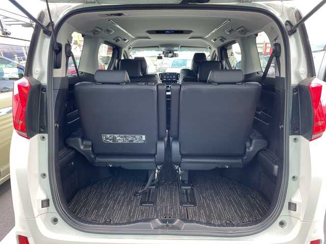 トヨタ アルファード S Cパッケージ 長野県 2019(平31)年 3.2万km ホワイトパールクリスタルシャイン 禁煙車/モデリスタエアロ（F・S・R）/純正10インチナビ【NSZN-Z68T】/(CD/DVD/フルセグTV/Bluetooth)/セーフティセンス/・プリクラッシュセーフティ/・レーントレーシングアシスト/・アダプティブハイビームシステム/・レーダークルーズコントロール/・ロードサインアシスト/・インテリジェントクリアランスソナー/バックカメラ/ビルトインETC/前後ドライブレコーダー/パワーバックドア/両側パワースライドドア/ブラック合皮シート/パワーシート（運転席メモリー機能付）/前席シートヒーター/前席ベンチレーション/ステアリングヒーター/ウッドコンビステアリング/電動パーキングブレーキ/ブレーキホールド/3眼LEDヘッドライト/フォグランプ/オートライト/スマートキー/Pスタート/電動格納ミラー/純正18インチAW/純正フロアマット