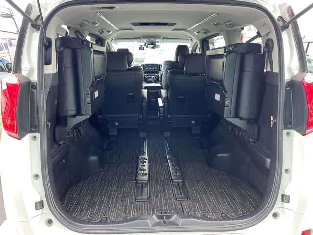 トヨタ アルファード S Cパッケージ 長野県 2019(平31)年 3.2万km ホワイトパールクリスタルシャイン 禁煙車/モデリスタエアロ（F・S・R）/純正10インチナビ【NSZN-Z68T】/(CD/DVD/フルセグTV/Bluetooth)/セーフティセンス/・プリクラッシュセーフティ/・レーントレーシングアシスト/・アダプティブハイビームシステム/・レーダークルーズコントロール/・ロードサインアシスト/・インテリジェントクリアランスソナー/バックカメラ/ビルトインETC/前後ドライブレコーダー/パワーバックドア/両側パワースライドドア/ブラック合皮シート/パワーシート（運転席メモリー機能付）/前席シートヒーター/前席ベンチレーション/ステアリングヒーター/ウッドコンビステアリング/電動パーキングブレーキ/ブレーキホールド/3眼LEDヘッドライト/フォグランプ/オートライト/スマートキー/Pスタート/電動格納ミラー/純正18インチAW/純正フロアマット