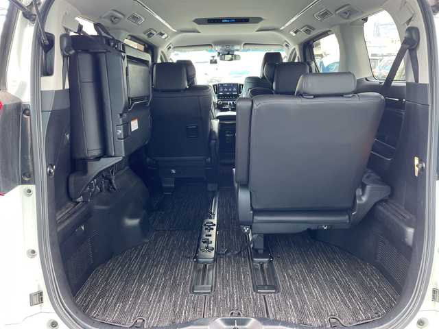 トヨタ アルファード S Cパッケージ 長野県 2019(平31)年 3.2万km ホワイトパールクリスタルシャイン 禁煙車/モデリスタエアロ（F・S・R）/純正10インチナビ【NSZN-Z68T】/(CD/DVD/フルセグTV/Bluetooth)/セーフティセンス/・プリクラッシュセーフティ/・レーントレーシングアシスト/・アダプティブハイビームシステム/・レーダークルーズコントロール/・ロードサインアシスト/・インテリジェントクリアランスソナー/バックカメラ/ビルトインETC/前後ドライブレコーダー/パワーバックドア/両側パワースライドドア/ブラック合皮シート/パワーシート（運転席メモリー機能付）/前席シートヒーター/前席ベンチレーション/ステアリングヒーター/ウッドコンビステアリング/電動パーキングブレーキ/ブレーキホールド/3眼LEDヘッドライト/フォグランプ/オートライト/スマートキー/Pスタート/電動格納ミラー/純正18インチAW/純正フロアマット