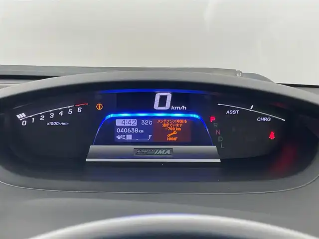 ホンダ フリード ハイブリット ジャストセレクション 埼玉県 2013(平25)年 4.1万km プレミアムブルーオパールメタリック 純正ナビ　/ビルトインＥＴＣ　/前後ドライブレコーダー　/バックカメラ　/横滑り防止装置　/クルーズコントロール　/ＡＢＳ　/両側パワースライド　/ハーフレザー　/ＬＥＤヘッドライト　/オートライト　/純正フロアマット/3列シート