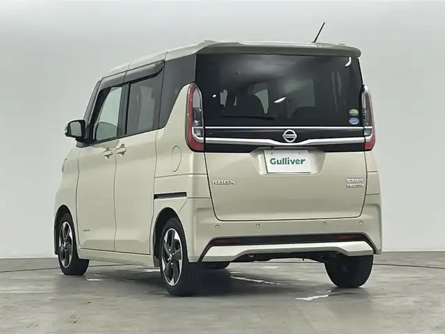 日産 ルークス HWS X プロパイロットED 福島県 2020(令2)年 3.6万km フローズンバニラパール プロパイロット　/・エマージェンシーブレーキ/・車線逸脱警報/・レーダークルーズコントロール/純正大画面ナビゲーション/【AM/FM/DVD/CD/Bluetooth】　/型番:MM320D－L/アラウンドビューモニター　/バックカメラ　/両側パワースライドドア　/プッシュスタート　/・スマートキー　/純正アルミホイール　/ＬＥＤオートライト/ステアリングスイッチ　/スマートキー/・スペアキー/・プッシュスタート/電子パーキング/・ブレーキホールド/・ステアリングスイッチ