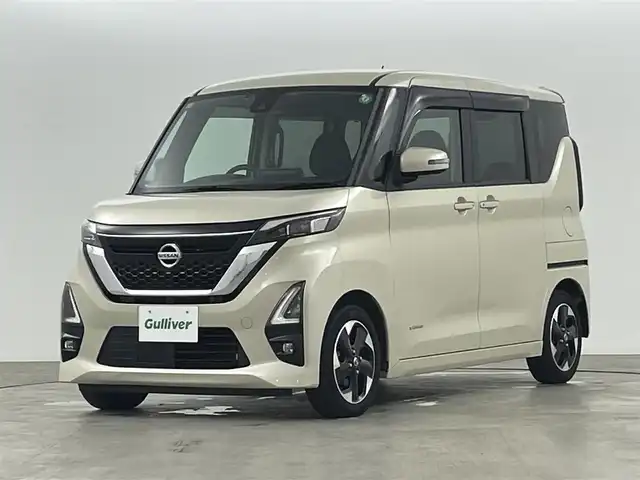 日産 ルークス HWS X プロパイロットED 福島県 2020(令2)年 3.6万km フローズンバニラパール プロパイロット　/・エマージェンシーブレーキ/・車線逸脱警報/・レーダークルーズコントロール/純正大画面ナビゲーション/【AM/FM/DVD/CD/Bluetooth】　/型番:MM320D－L/アラウンドビューモニター　/バックカメラ　/両側パワースライドドア　/プッシュスタート　/・スマートキー　/純正アルミホイール　/ＬＥＤオートライト/ステアリングスイッチ　/スマートキー/・スペアキー/・プッシュスタート/電子パーキング/・ブレーキホールド/・ステアリングスイッチ