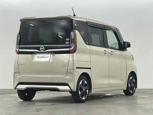 日産 ルークス HWS X プロパイロットED 福島県 2020(令2)年 3.6万km フローズンバニラパール プロパイロット　/・エマージェンシーブレーキ/・車線逸脱警報/・レーダークルーズコントロール/純正大画面ナビゲーション/【AM/FM/DVD/CD/Bluetooth】　/型番:MM320D－L/アラウンドビューモニター　/バックカメラ　/両側パワースライドドア　/プッシュスタート　/・スマートキー　/純正アルミホイール　/ＬＥＤオートライト/ステアリングスイッチ　/スマートキー/・スペアキー/・プッシュスタート/電子パーキング/・ブレーキホールド/・ステアリングスイッチ