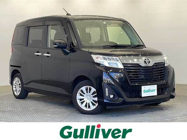 トヨタ ルーミー G 栃木県 2018(平30)年 5.8万km ブラックマイカメタリック 純正ナビ/（CD/DVD/フルセグTV/Bluetooth/SD）/バックカメラ/ビルトインETC/前方ドラレコ/（DRT-H66A）/両側パワースライドドア/オートライト/LEDヘッドライト/横滑り防止装置/スマートキー/プッシュスタート/アイドリングストップ/ステアリングスイッチ/電動格納ミラー/純正フロアマット