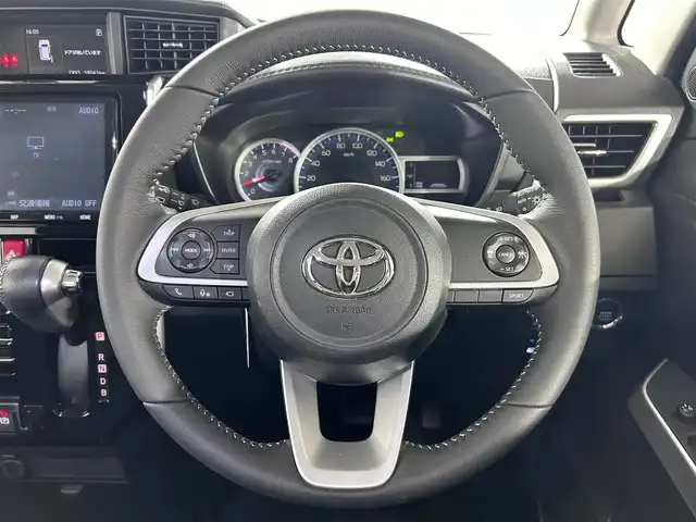 トヨタ ルーミー 佐賀県 2022(令4)年 5.8万km レーザーブルークリスタルシャイン 純正9インチナビ/AM/FM/CD/DVD/BT/SD/USB/フルセグTV/フロントエアロ/アラウンドビューモニター/衝突軽減/レーダークルーズコントロール/両側パワースライドドア/前後コーナーセンサー/ビルトインETC2.0/前後ドライブレコーダー/純正フロアマット/純正ドアバイザー/純正15インチアルミホイール/LEDヘッドライト/フォグランプ/スマートキー
