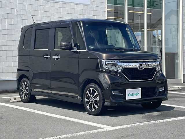ホンダ Ｎ ＢＯＸ カスタム G L ホンダセンシング 静岡県 2020(令2)年 4.5万km プレミアムグラマラスブロンズP 純正7インチナビ/（CD/DVD/AM/FM/BT）/・フルセグTV/・バックカメラ/ETC/シートヒーター/片側パワースライドドア/リモコンエンジンスターター/・プッシュスタート/・スマートキー/・スペアキー/LEDヘッドライト/・フォグランプ